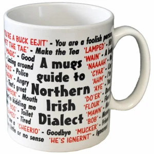 Northern Irish Dialect Translator Ceramic Coffee Mug - can be personalised - Picture 1 of 7