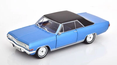 WhiteBox Opel Diplomat A V8 Coupe Metallic Blue/ Black 1965 1/24 Scale - Image 1 of 4