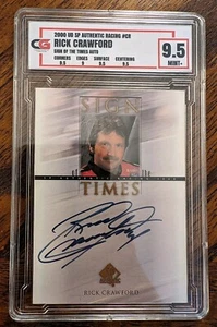 2000 SP Authentic Sign of the Times Rick Crawford #CR Auto - CG 9.5 Mint - Picture 1 of 4