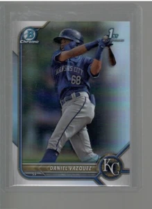 DANIEL VAZQUEZ BOWMAN 1ST REFRACTOR 269/499 2022 BOWMAN CHROME BASEBALL - Picture 1 of 2