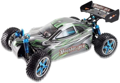 Buggy radiocommandé 1/10ème Booster Pro Brushless Vert Emeraude - Photo 1/4