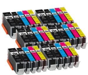 30 PK Quality Printer Ink Set For Canon PGI-250 CLI-251 MG6620 MX922 iX6820 - Picture 1 of 1