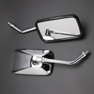 10mm Side Mirrors Chrome For Honda Shadow Spirits VT 750 1100 CB250 CB125 MSX125 - Picture 1 of 11