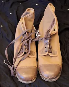 PHYLLIS DILLER Military Style Ankle Boots From Her Estate Sale W/Photos Wearing - Picture 1 of 4