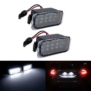 2x LED Kennzeichenbeleuchtung Für FORD KUGA C-MAX 2 FIESTA 6 FOCUS 2 MONDEO 5 - Bild 1 von 10