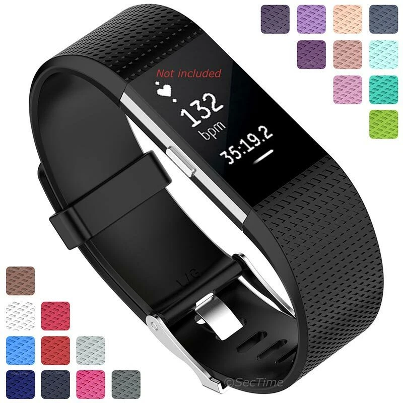 Per Fitbit Charge 2 Cinturino Orologio Silicone di Ricambio Uomo Donna