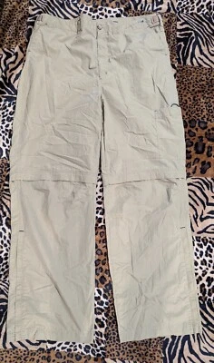 HELLY HANSEN Caqui CONVERTIBLE Senderismo Pesca Pantalones Cortos con Cremallera Hombres XXL #177 Foto 1 de 4