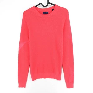 GANT Red Crew Neck Texture Sweater Jumper Size XS - Picture 1 of 11