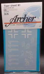 Archer | No. AR16001 | 1:16 Hoja de tigre Transferencias #1 - Imagen 1 de 1