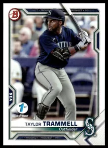 Taylor Trammell 2021 Bowman First 1st Edition Rookie Prospect Card #BFE-132 - Picture 1 of 2