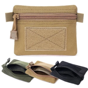 Tactical Mini EDC Molle Pouch Outdoor Wallet Portable Key Card Case Storage Bag - Picture 1 of 21