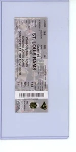 2011 St. Louis Rams TICKET LA Philadelphia Eagles Jason Kelce NFL Debut PSA POP9 - Picture 1 of 5