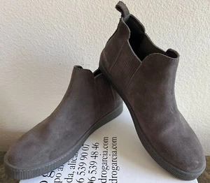 PEDRO GARCIA Paule Fox Castoro 166129 Womens Gray Suede Pull On Boots EU 41 NIB! - Picture 1 of 14