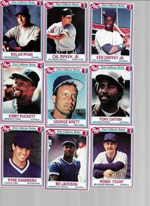 1990 POST SET-RYAN, RIPKEN, GRIFFEY,BRETT, GWYNN, BO,SANDBERG,YOUNT,ETC. - Picture 1 of 1