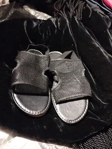 Damen Sandalen schwarz Größe 9,5 - Bild 1 von 4