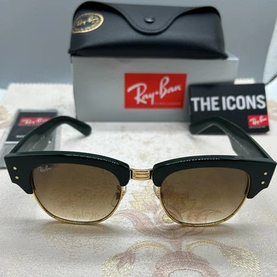 Gafas de sol Ray-Ban MEGA CLUBMASTER marrón para hombre (RB0316-S 53-21 MM) Foto 1 de 4