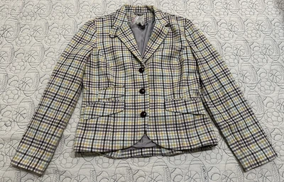 L.L. Chaqueta Bean para mujer 10R Blazer multicolor mezcla de lana sarga mangas largas Foto 1 de 4