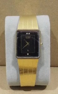 Citizen CQ 2820-262441TA Vintage Edelstahl Goldf. Quadrat Quarz Armbanduhr - Bild 1 von 9