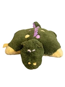 Dizzy Dragon Pillow Pets 18" Green Plush Stuffed Animal (2009) - Picture 1 of 9