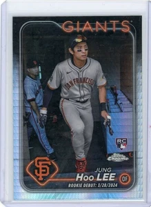 2024 Topps Chrome Update Jung Hoo Lee Debut Prizm Refractor #USC185 RC Rookie - Picture 1 of 2