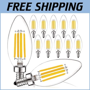 Long-Lasting Dimmable LED Candelabra Bulbs - UL Listed, 10,000 Hours - Picture 1 of 9