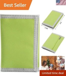 Durable Boys Canvas Wallet - Cartoon Trifold Design with Coin Pocket, Green - Picture 1 of 10