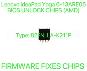 Lenovo ideaPad Yoga 6-13ARE05, ADMIN BEZ HASŁA BIOS CHIP Typ 82FN (AMD) - Zdjęcie 1 z 1