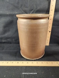 Antico vaso in pietra Crock Washington County Virginia ceramica usato scheggiato - Foto 1 di 4