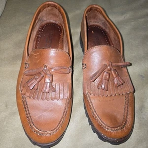 Cole Hann Women's Brown Leather Tassel Loafers Size 9M - Bild 1 von 10