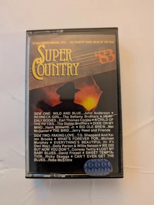 Super Country Cassette Tape - Classic Country Music Hits Collection - Image 1 of 2