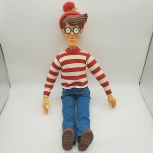 Vintage 1991 Mattel WHERE'S WALDO 18" Poseable Doll Bendable Limbs Plush - Picture 1 of 7