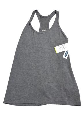 Old Navy Go-Dry Racerback Tank Top, Gray Women's Size Small NWT - Image 1 of 4