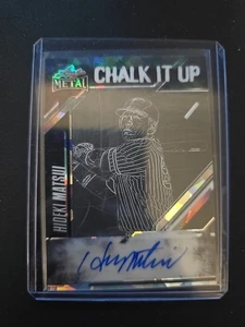 Baseball 2025 foglia metallo Hideki Matsui Chalk It Up Auto #/10 🔥📈 - Foto 1 di 3