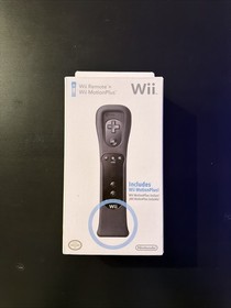 Nintendo Wii + Motion Plus Black OEM NEW SEALED 2009