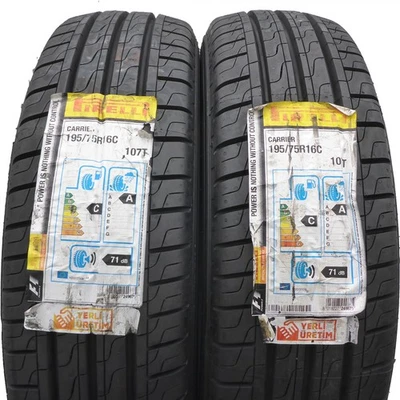 195 75 16C 2x PIRELLI 195/75 R16C 107/105T Neumáticos De Verano 2019 VOLL - Imagen 1 de 4