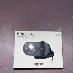 Logitech - Cámara web Brio 100 1080p Full HD para reuniones y transmisión - Grafito - Imagen 1 de 2