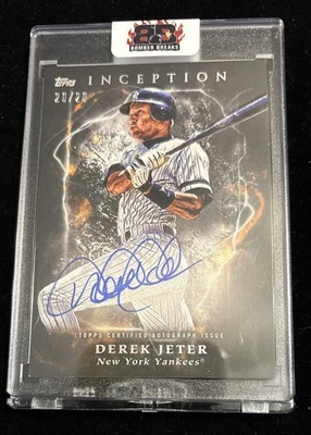 2018 Topps Inception Legendary Debut Autographs Derek Jeter #LDA-DJ 20/20 - Image 1 of 2