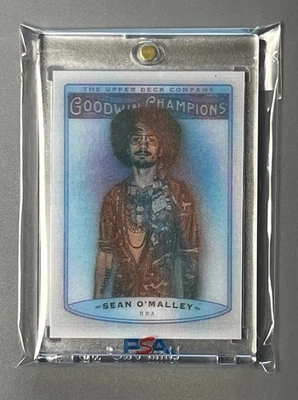 SEAN O’MALLEY 💎 3D-LENTICULAR CARD ✨ROOKIE✨CARD!!! 2019 UPPER DECK RARE! - Image 1 of 2