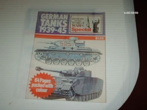 GERMAN TANKS 1939-1945   CAVENDISH History Of The World Wars Special 1975 SC - Picture 1 of 1