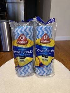 O Ceder Roller Mop Refill Power Scrub Microfiber Wave Sponge New (2) 2012 NOS - Picture 1 of 6