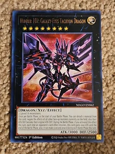 Número 107: Galaxy-Eyes Tachyon Dragon - MAGO-EN062 - Raro - 1a Edición x1 - Casi Nuevo - Imagen 1 de 1
