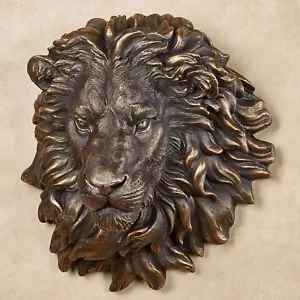 Lion Head Wall Sculpture, Decor, Home Decor, Living Room Decoration, Animal - Picture 1 of 7