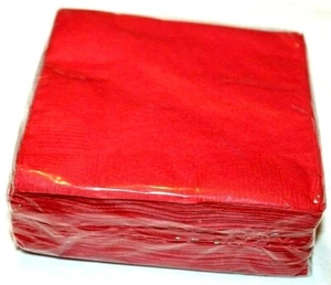 American Greetings Beverage Apple Red 2-Ply Napkins 50 ct - Picture 1 of 3