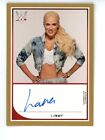 2016 Topps WWE Road To WrestleMania Gold On Card Autographe Auto Lana #10/10