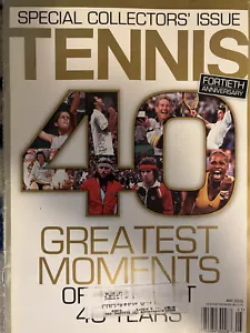 Tennis magazine May 2005 Special Collectors' Issue 40 Greatest Moments of Tennis - Picture 1 of 12