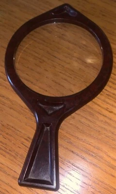 Ancienne loupe en bakélite 1940's - Photo 1/4