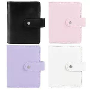 A7 Binder Wallet 6 Rings Macaron Colored PU Leather Budget Binder Cover Planner - Picture 1 of 26