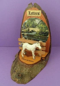 Original c1960/70s Tavistock, Devon Souvenir Letter Rack - Foto 1 di 1
