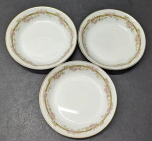 Pope Gosser POP57 Fruit Dessert Sauce Bowl 5 3/8" - USA - Gold Trim - Set of 3 - Picture 1 of 13