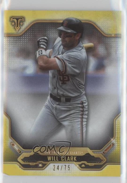 2020 Topps Triple Threads Citrine /75 Will Clark #79